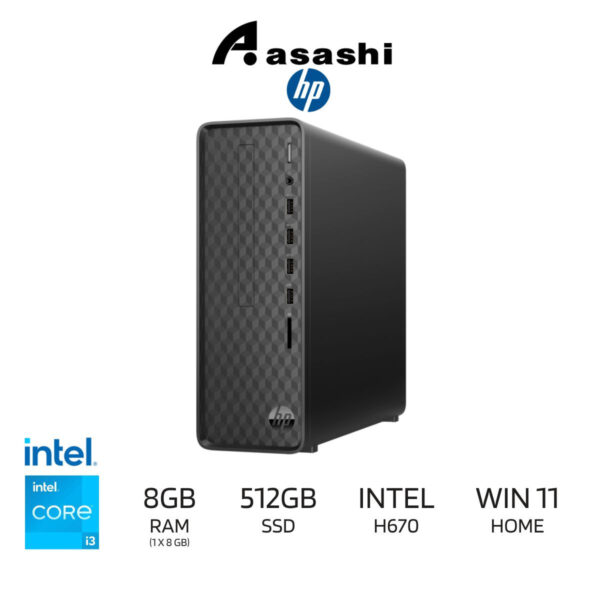 75494f24055e62a1b1cc87f3423d9c5e.jpeg HP Slim S01-pF3031d Desktop PC-B7VW0PA-(Intel Core i3-13100/8GD4/512GB SSD/Intel UHD Graphic/No-DVDRW/WiFi+BT/USB KB & Mouse/Office H&S/Win11Home/3Yrs)