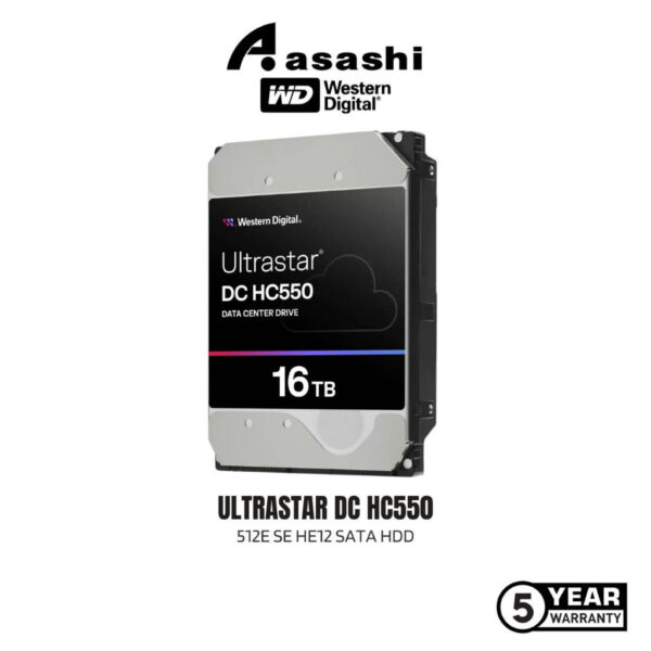 Western Digital WD Enterprise 3.5" ULTRASTAR SATA Series 7200rpm 512E SE HE10 / HE12 HDD 10TB/12TB/14TB/16TB/18TB