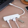 8266c41acb01a09424bced0c7574b790.jpeg J5Create JCH342EW / JCH342 USB-C to 4-Port Type-C & Type-A Gen 2 Hub - White
