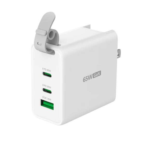 J5Create JUP3565CV 65W GaN USB-C 3-Port Traveler Pack Charger