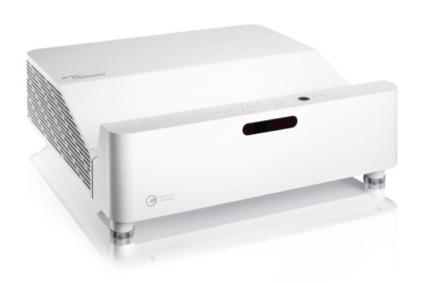 Optoma AZH430-UST Ultra Short Throw Projector, 4000 Lumens, 300,000:1 Contrast Ratio, DuraCore LASER Full HD