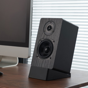 BRATECK BS-70 / BS-70M Series Medium Sized Tilted Desktop Speaker Stand - Brateck BS-70S / Brateck BS-70M Speaker Stand