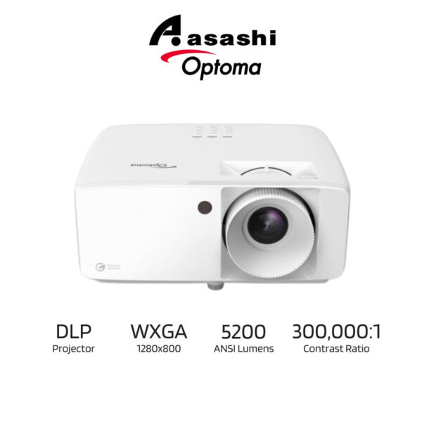 Optoma AZW500 5000 Lumens, 300,000:1 Contrast Ratio, DuraCore LASER WXGA Resolution, Full 3D supported, 2x HDMI, RS-232, RJ-45, Audio Out, Laser Life up to 30,000 hours, Projector