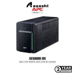 APC BX1600MI-MS Back-UPS 1600VA, 230V, AVR, IEC Sockets