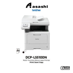 Brother DCP-L5510DN A4 Laserjet Printer (Print 50ppm/Scan/Copy/Duplex/Network/ADF/3 Yrs Warranty)
