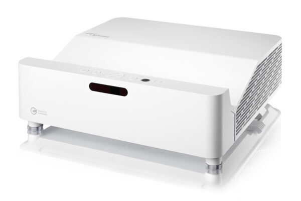 Optoma AZH430-UST Ultra Short Throw Projector, 4000 Lumens, 300,000:1 Contrast Ratio, DuraCore LASER Full HD