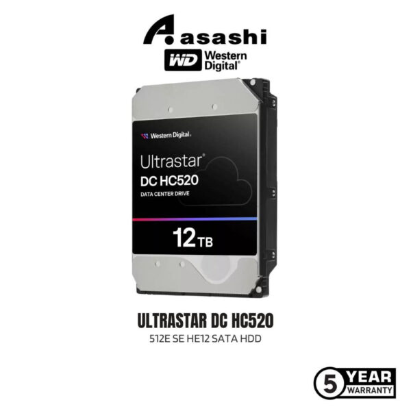 Western Digital WD Enterprise 3.5" ULTRASTAR SATA Series 7200rpm 512E SE HE10 / HE12 HDD 10TB/12TB/14TB/16TB/18TB