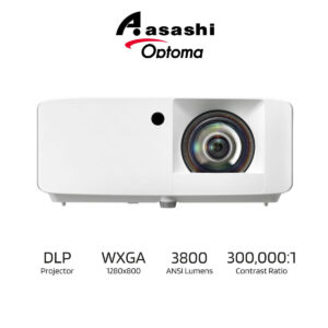 Optoma AZW360ST Short Throw, 3800 Lumens, 300,000:1 Contrast Ratio, DuraCore LASER WXGA Resolution