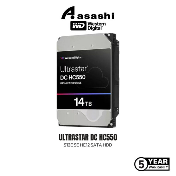 Western Digital WD Enterprise 3.5" ULTRASTAR SATA Series 7200rpm 512E SE HE10 / HE12 HDD 10TB/12TB/14TB/16TB/18TB
