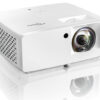 Optoma AZH360ST Short Throw Projector, 3600 Lumens, 300,000:1 Contrast Ratio, DuraCore LASER Full HD Resolution