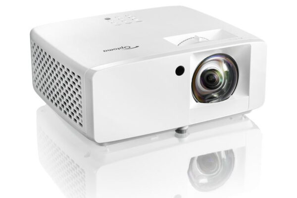 Optoma AZH360ST Short Throw Projector, 3600 Lumens, 300,000:1 Contrast Ratio, DuraCore LASER Full HD Resolution