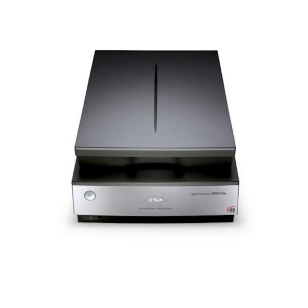 Epson PERFECTION V850 A4 Flatbed, 6400 x 9600 dpi, 6 line color CCD with On Chip Micro Lens, Dual Lens SystemSCANNER