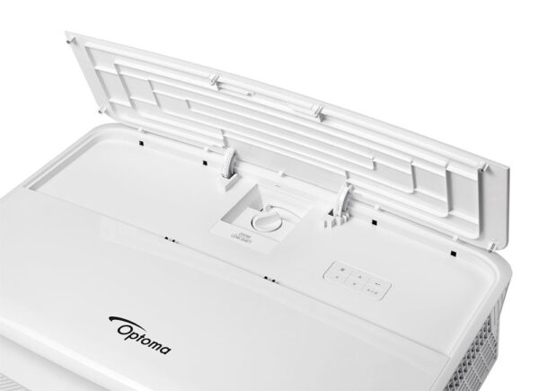 Optoma ZK507-W 5000 Lumens, 300,000:1 Contrast Ratio, LASER 4K UHD 2160p, Full 3D supported, HDR Compatible, HDMI v2.0, / MHL 2.1, HDMI 1.4a, Vertical Lens Shift, Laser Life up to 20,000 hours, Projector