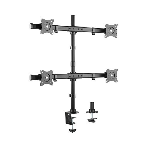 Brateck LDT08-C04 Elegant Aluminum LCD VESA Desk Mounts 13" to 27" TV Bracket