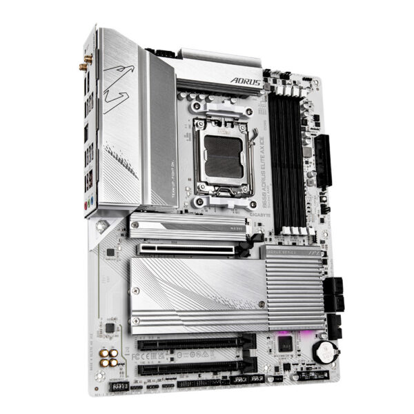 AMD Ryzen 7 7800X3D + GIGABYTE B650 Aorus Elite AX ICE White Wi-Fi 6E AM5 Gaming Motherboard 7600/7700/7900X/7950X