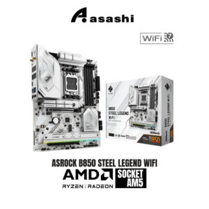 d607818927e153638a5faeea7992d8b4.jpeg ASROCK B850 STEEL LEGEND WIFI7 DDR5 / D5 AM5 GAMING MOTHERBOARD COMBO 7600 / 7700 / 7950X / 8600G / 8700G