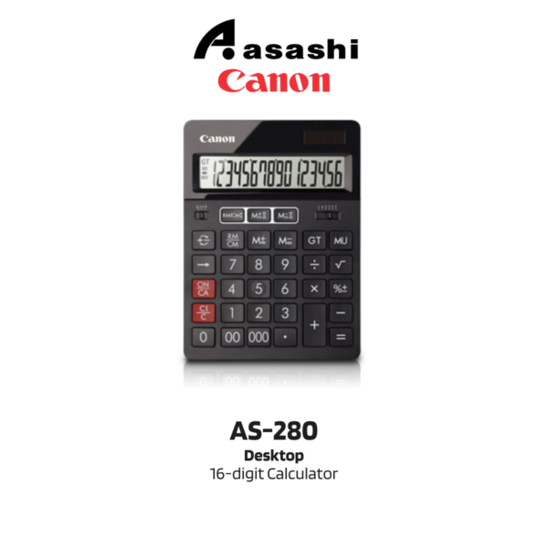 Canon AS-280 14 Digit Calculator