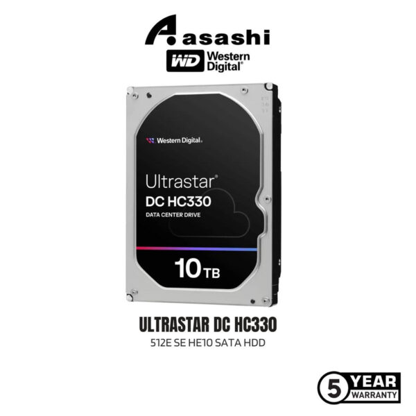 Western Digital WD Enterprise 3.5" ULTRASTAR SATA Series 7200rpm 512E SE HE10 / HE12 HDD 10TB/12TB/14TB/16TB/18TB
