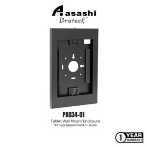Brateck PAD34-01 Anti-Theft i-4ad Tablet Wall Mount Enclosure - Tablet Stand Enclosure
