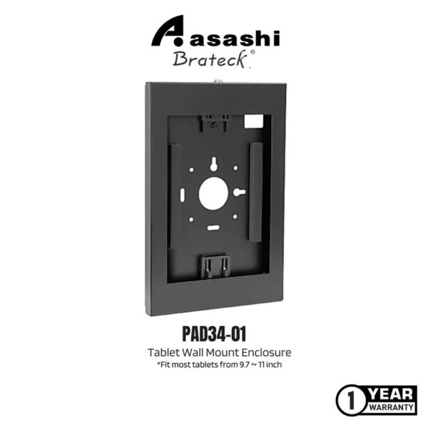 Brateck PAD34-01 Anti-Theft i-4ad Tablet Wall Mount Enclosure - Tablet Stand Enclosure