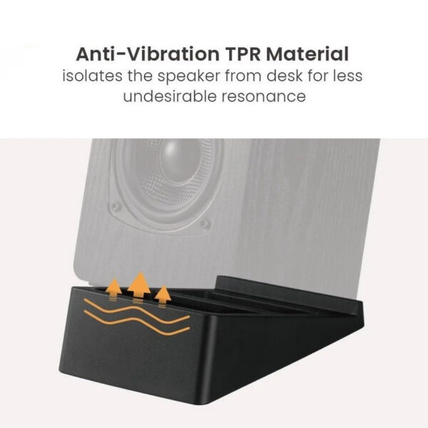 BRATECK BS-70 / BS-70M Series Medium Sized Tilted Desktop Speaker Stand - Brateck BS-70S / Brateck BS-70M Speaker Stand