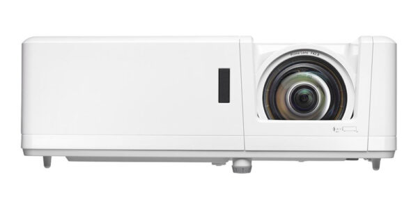 Optoma ZH406ST-W Short Throw Projector, 4000 Lumens, 300,000:1 Contrast Ratio, DuraCore LASER Full HD