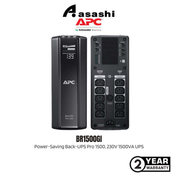 APC BR1500GI Power-Saving Back-UPS Pro 1500, 230V 1500VA UPS