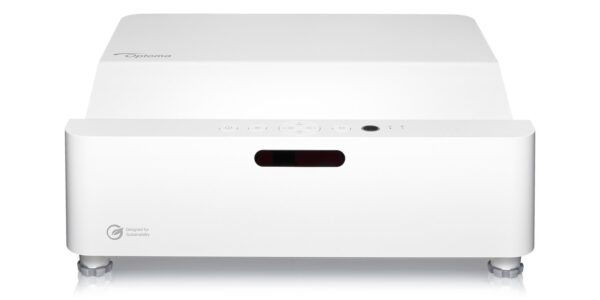 Optoma AZH430-UST Ultra Short Throw Projector, 4000 Lumens, 300,000:1 Contrast Ratio, DuraCore LASER Full HD