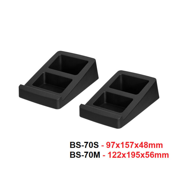 BRATECK BS-70 / BS-70M Series Medium Sized Tilted Desktop Speaker Stand - Brateck BS-70S / Brateck BS-70M Speaker Stand
