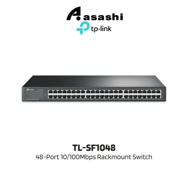 029b05c39d044d2b4065773560f9ffd7.png TP-link TL-SF1048 48-Port 10/100Mbps Rackmount Switch