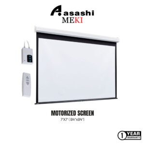 0e744e88142f1b45d5267ae27bb4e2a1.jpeg Ez Meki 7'X7' ( 84"x84") Electronic Motorized Screen White