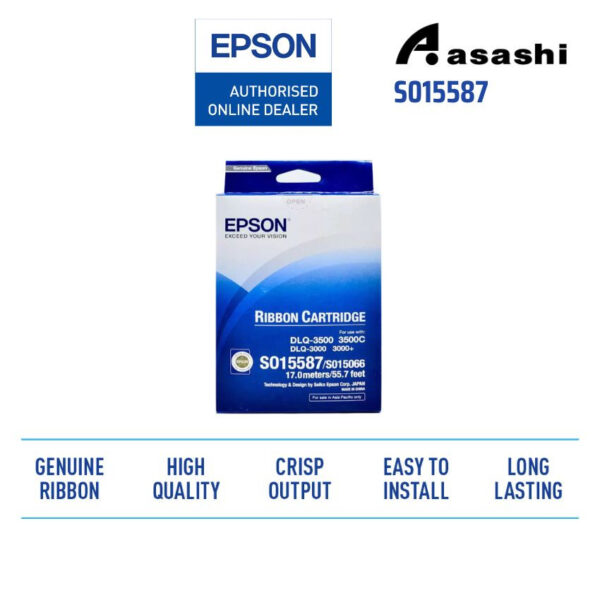 12fe7b412231a080b6954143a92c60c1.jpeg Epson DLQ-3000/3000+/3500 Black Ribbon Cartridge S015587