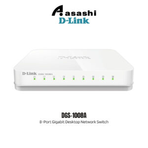 D-Link DGS-1008a 8-Port Gigabit Desktop Network Switch
