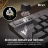 Corsair K70 MAX RGB Magnetic Mechanical Gaming Keyboard [Full Size Layout/CORSAIR MGX Switches/8000Hz Poll Rate]