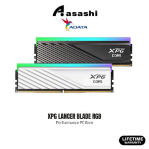 Adata XPG Lancer Blade RGB Black/White DDR5 16GB / 32GB / 64GB 6000MHZ CL30 Performance PC Ram