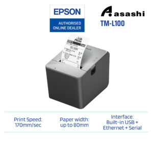 24e2a9db558fdffd46d2b6667e831365.jpeg Epson TM-L100 USB + Ethernet + Serial Thermal Label Printer