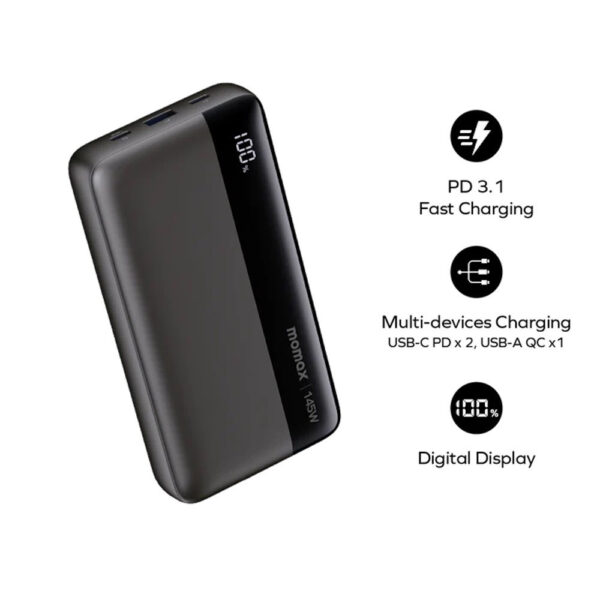 Momax 1-Power 25000mAh PD145W External Battery Pack power bank IP150 IP150D