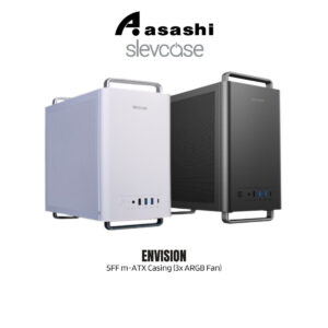 Slevcase Envision SFF m-ATX Casing (3x ARGB Fan)
