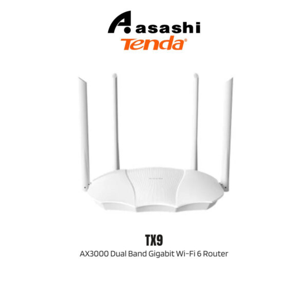 Tenda TX9 AX3000 Dual Band Gigabit Wi-Fi 6 Router