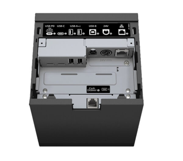 Epson TM-m30III USB + Ethernet + Bluetooth + Wifi + Type C Tablet POS Receipt Printer (Black)