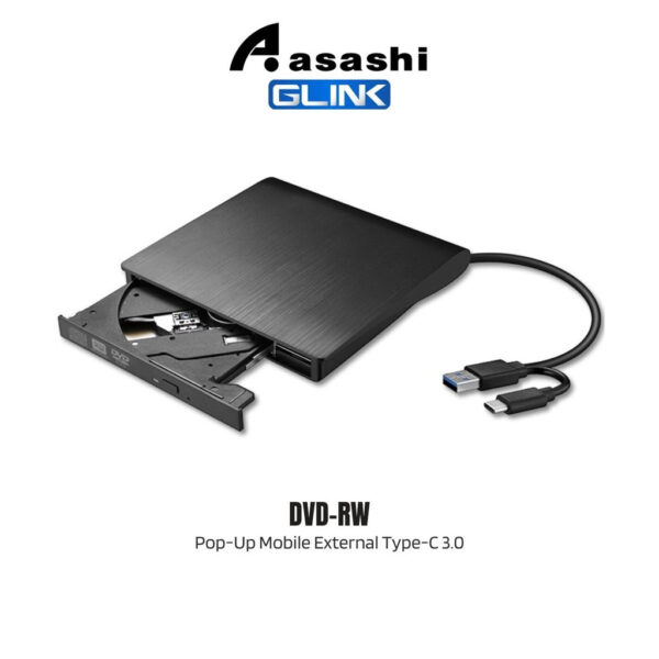 Glink Pop-Up Mobile External Type-C 3.0 DVD-RW