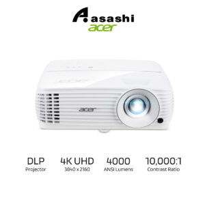Acer H6815BD 4K UHD 4000 Lumens Gaming & Cinema DLP Projector (HDMI 2.0b x2) Built In Speaker 3W x1