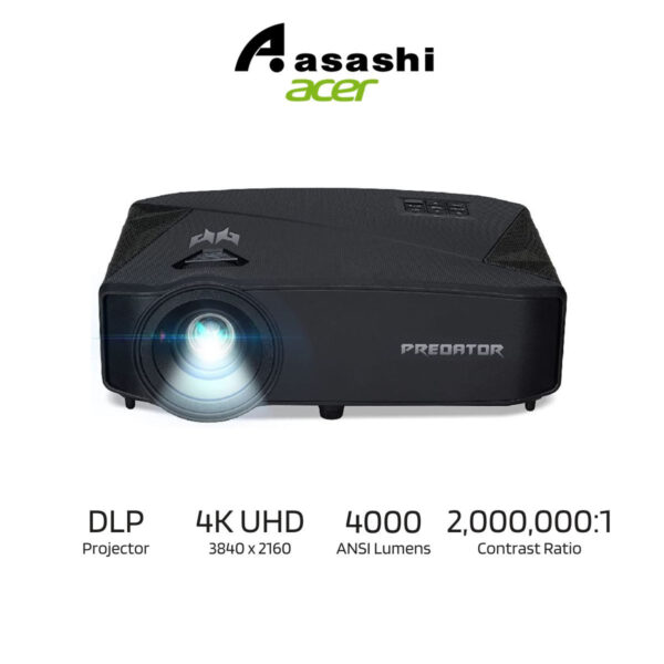 Acer Predator GD711 DLP 4K UHD 4000 Lumens Wireless Gaming & Home Cinema Projector
