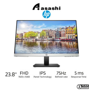 HP 24MH 24" IPS 5ms Monitor - 7XM23AA (VGA/ DVI/ HDMI) Build-in SPK HAS