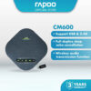 Rapoo CM600 Omnidirectional Full-duplex deep echo cancellation, 48KHz broadband high-definition technology SpeakerPhone