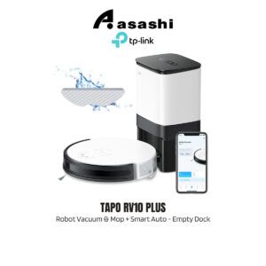 TP-Link Tapo RV10 Plus Robot Vacuum & Mop + Smart Auto - Empty Dock