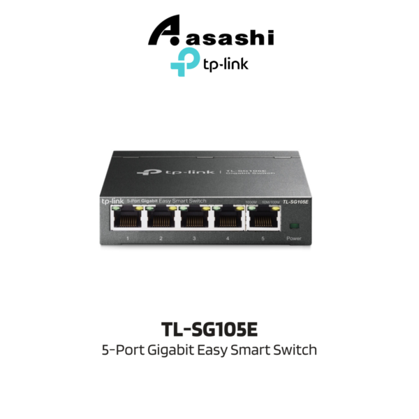TP-link TL-SG105E 5-Port Gigabit Easy Smart Switch