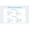 Anker 20W Wall Charger A2348 - 1USB-C/ 1USB-A