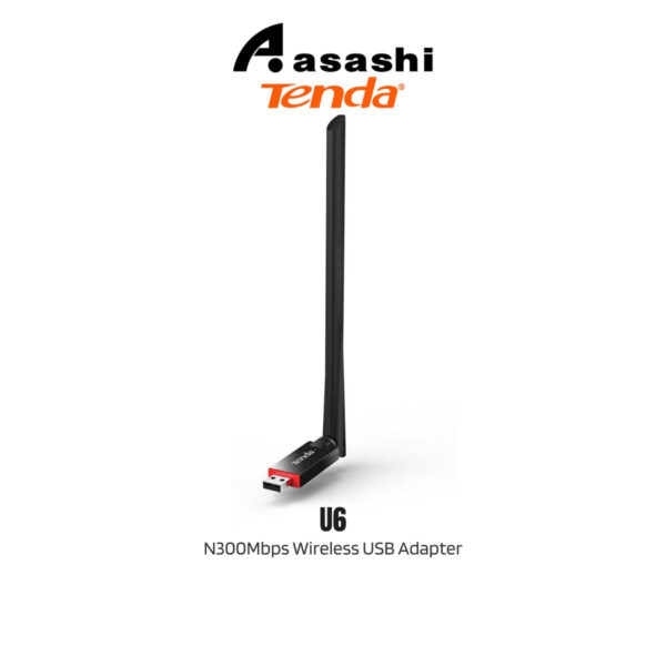 Tenda U6 N300Mbps Wireless USB Adapter