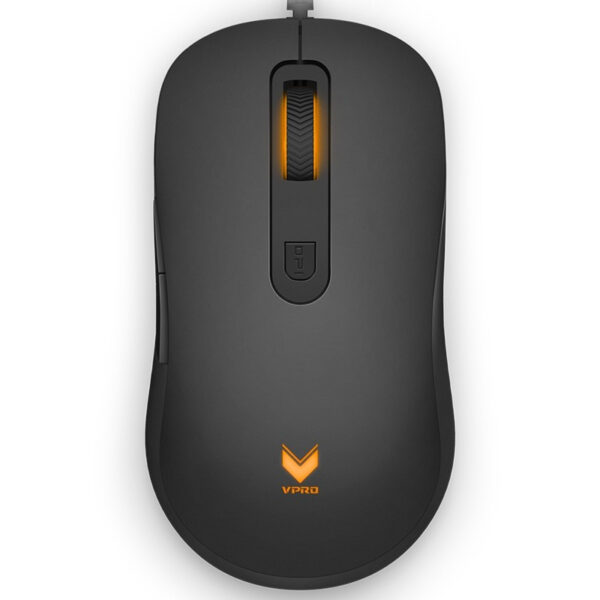 Rapoo V16 12,800 DPI gaming sensor, 5 mouse buttons & RGB Multi-color light system Wired Gaming Mouse